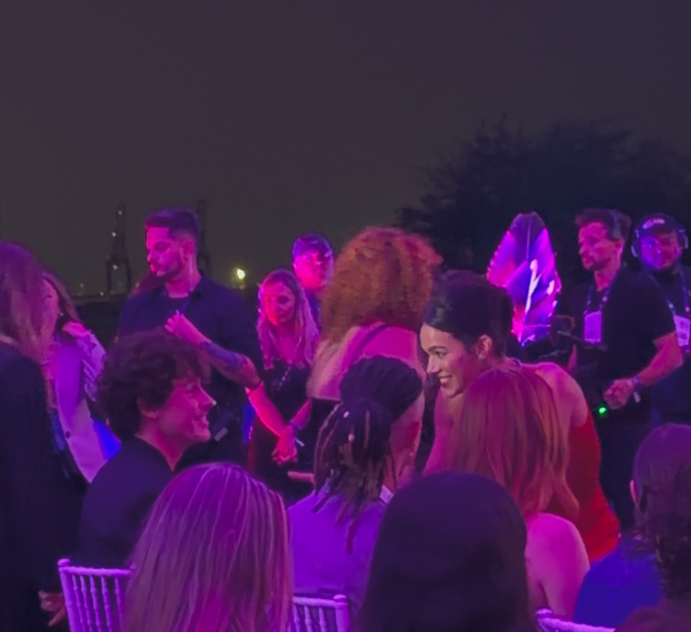Shawn Mendes e Bruna Marquezine em evento de 'Amor da Minha Vida" — Foto: Quem