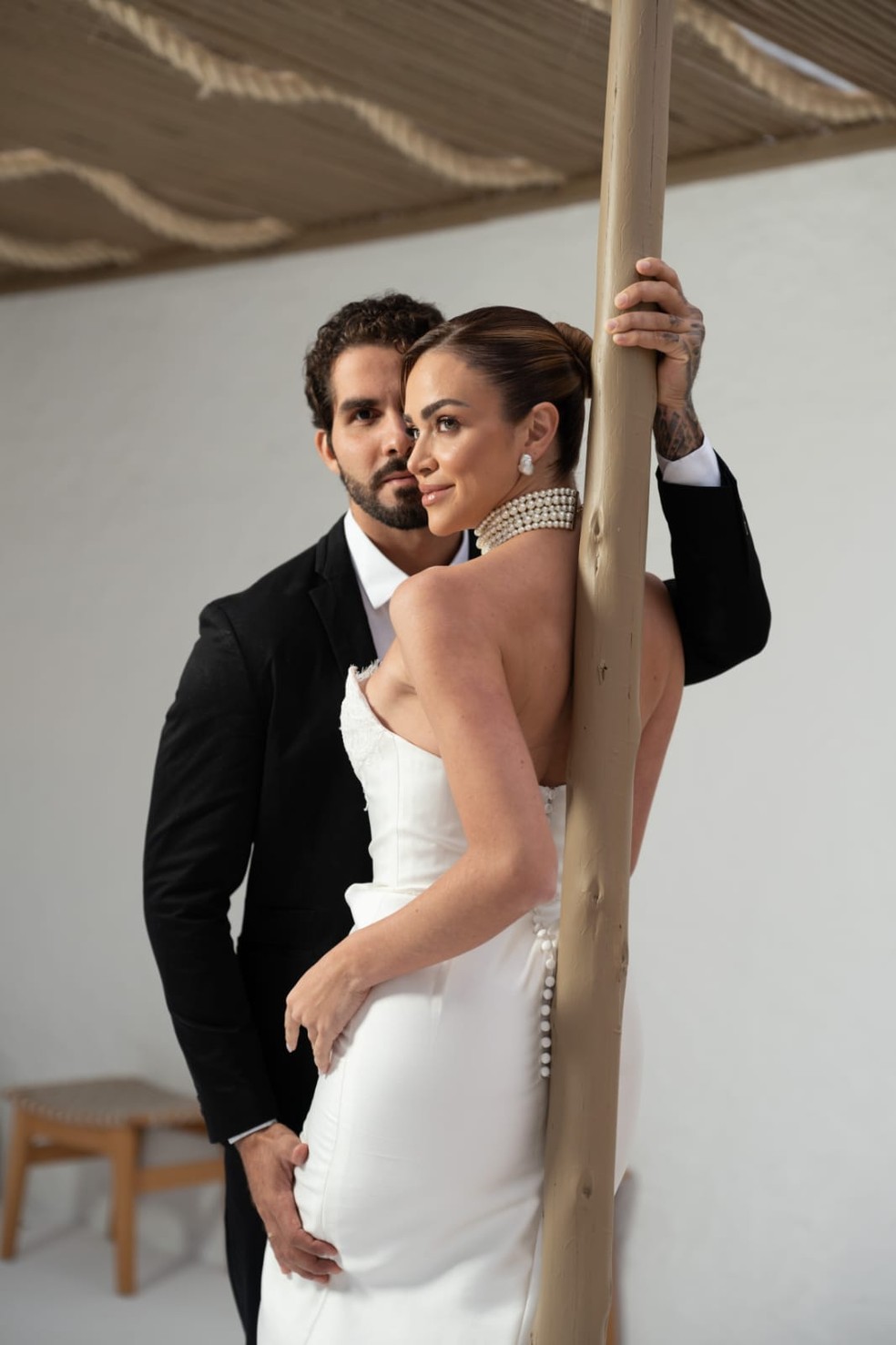 Jaque Ciocci, ex-repórter do Faustão, dá detalhes da cerimônia de casamento