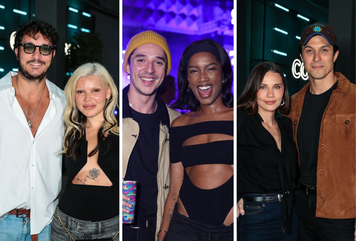 Famosos curtem o domingo com noitada de shows em clima de romance; FOTOS - QTU Questões do Universo