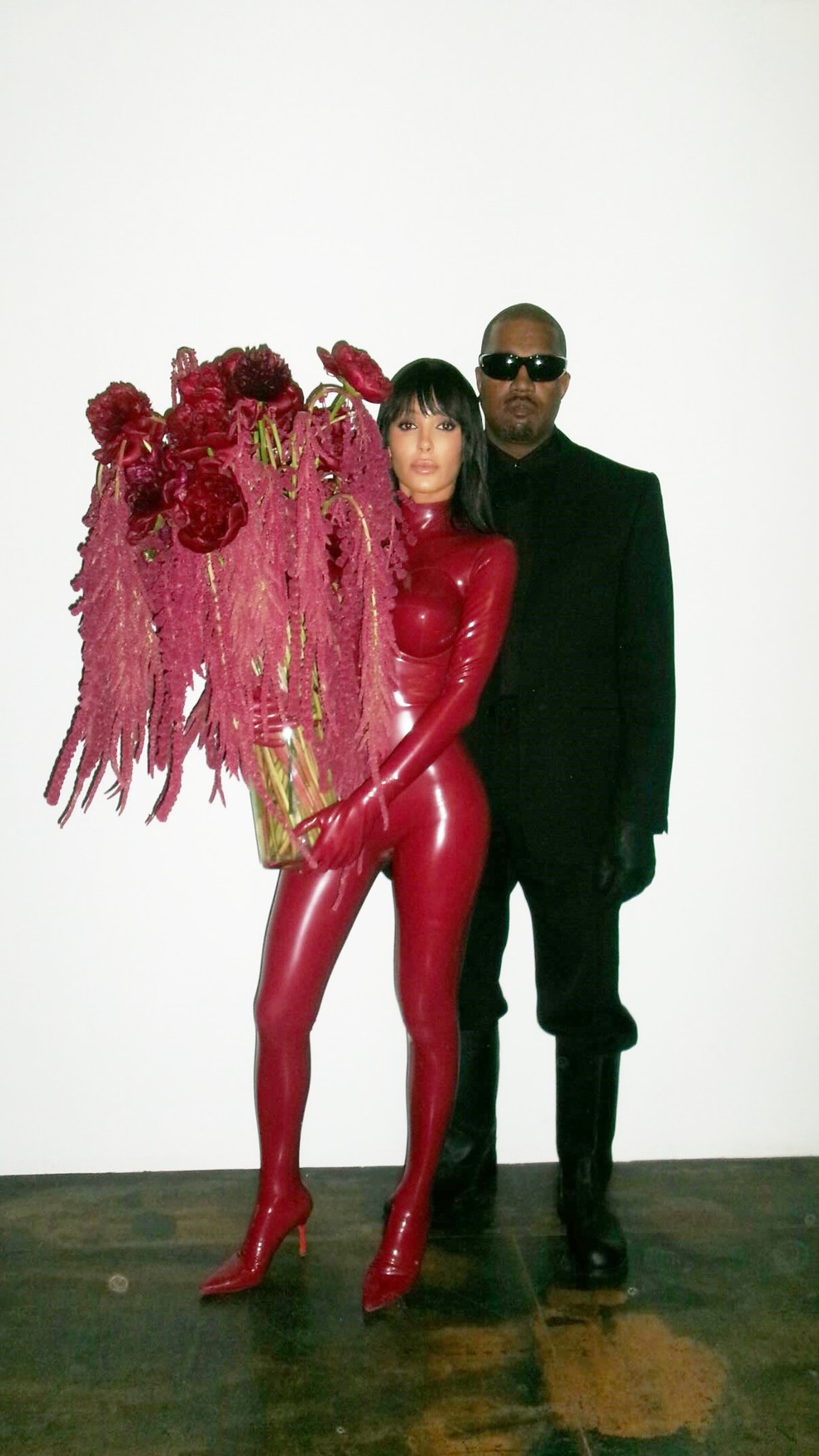 Bianca Censori e Kanye West — Foto: Reprodução/Instagram