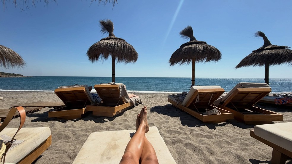 André Lamoglia e Jade Picon curtem viagem à Espanha — Foto: Reprodução / Instagram