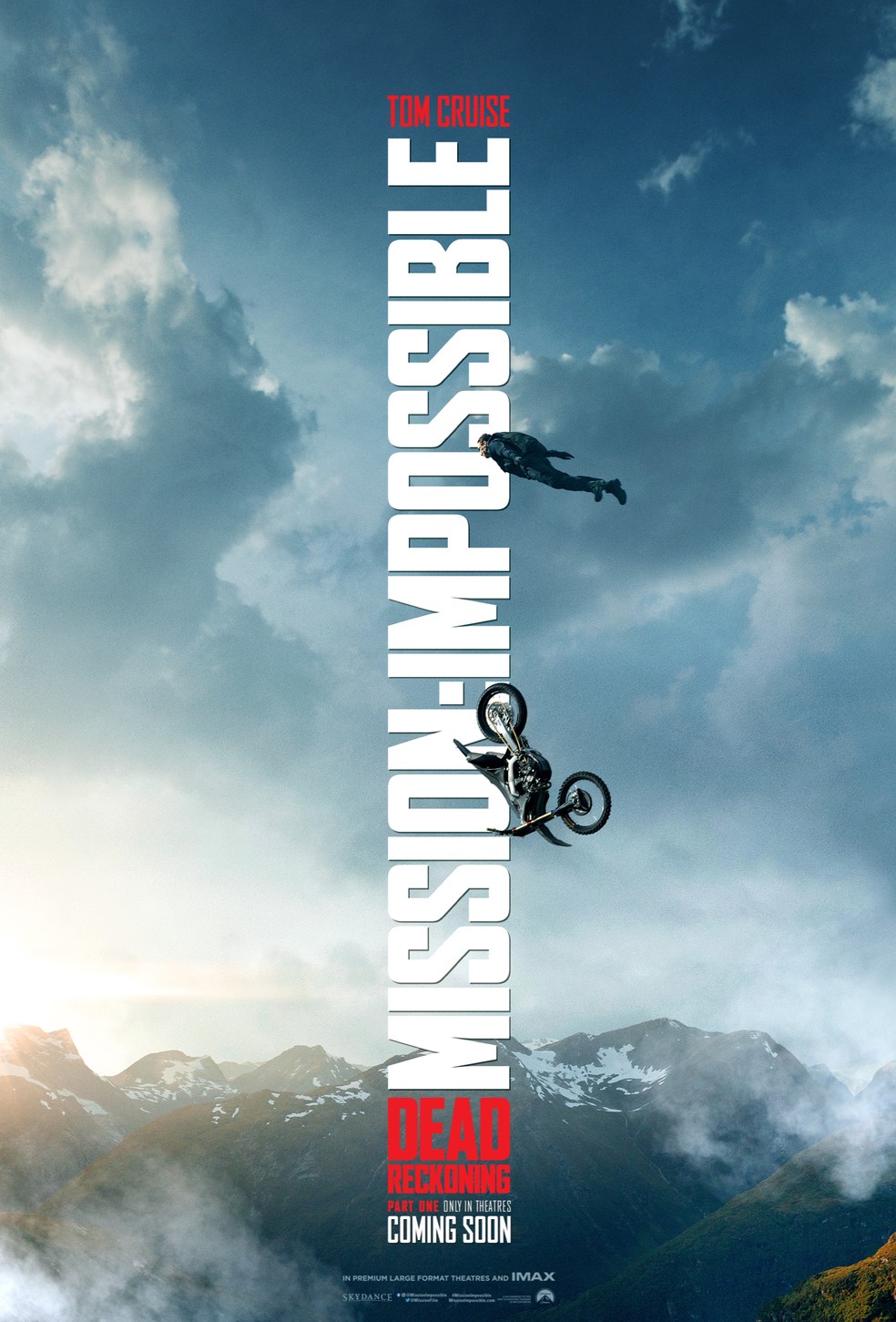 O pôster de Missão: 'Impossível - Acerto de Contas Parte I'  — Foto: Divulgação Paramount Pictures