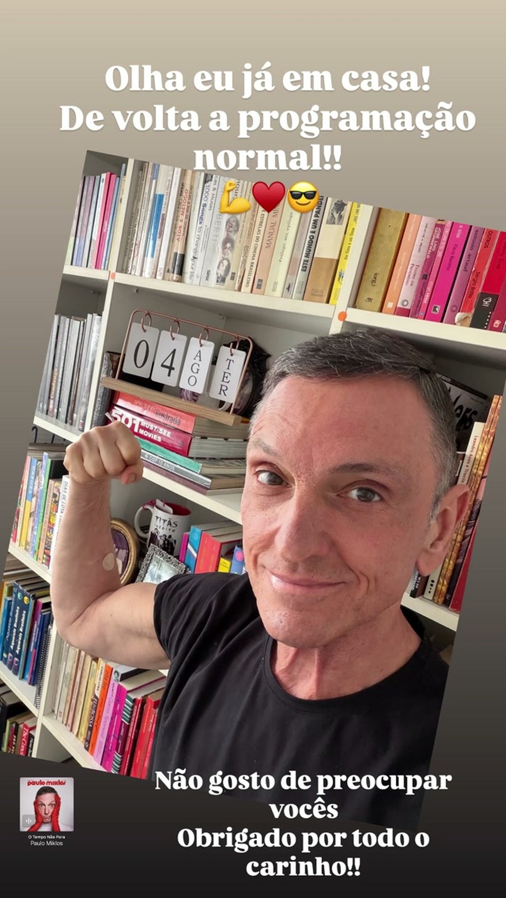 Paulo Miklos — Foto: Reprodução/Instagram
