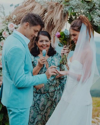 Casamento de Cauã Reymond e Mariana Goldfarb em 2019