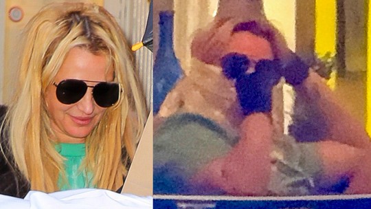 Britney Spears tenta se esconder de paparazzo de maneira inusitada em Nova York; fotos e vídeo Britney Spears tenta se esconder de paparazzo de maneira inusitada em Nova York; fotos e vídeo
