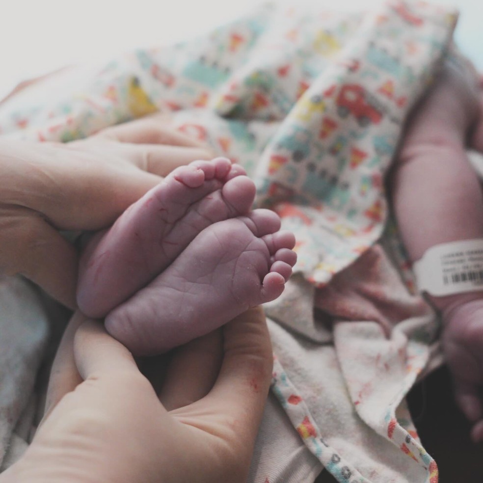 Nasce primeiro filho de Lorena Maria e MC Daniel — Foto: Reprodução/Instagram