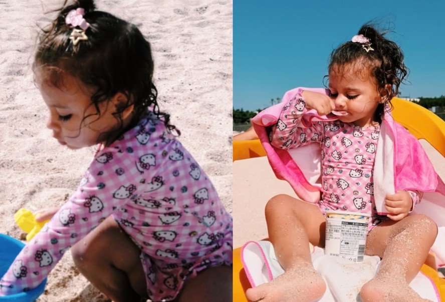 Helena, filha de Amanda Kimberlly e Neymar