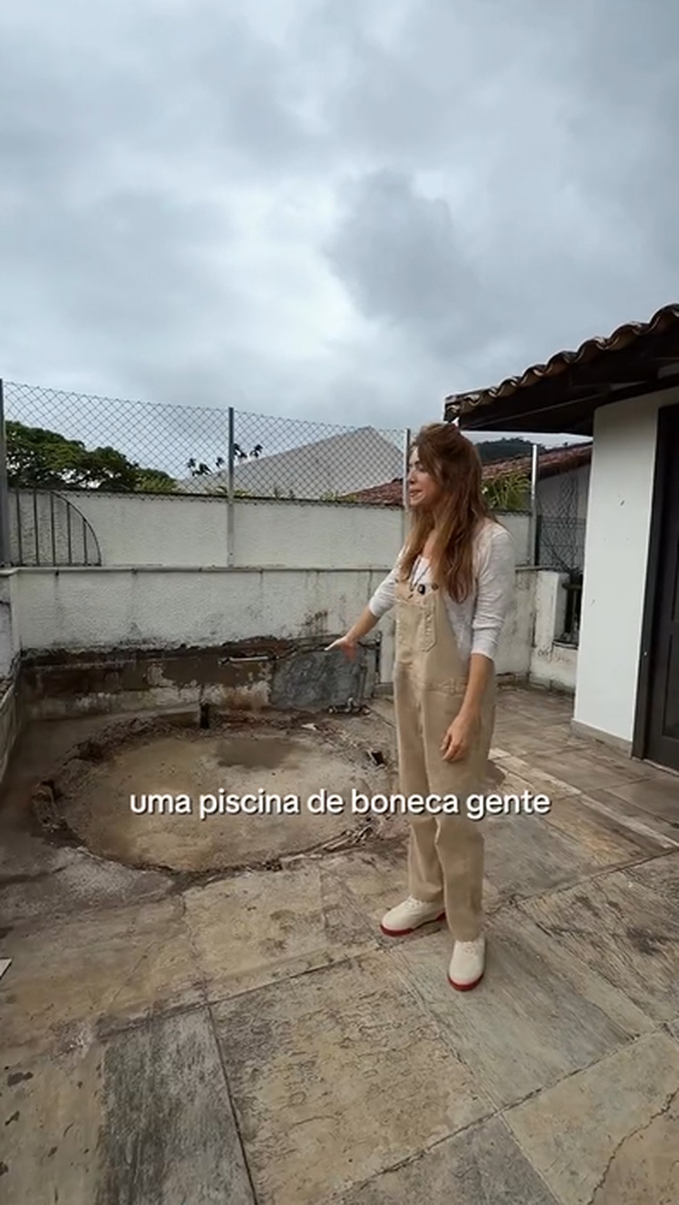 Letícia Spiller começou obras em nova casa — Foto: Reprodução/Instagram