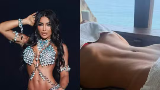 Musa da Vila Isabel, Duda Freire mostra antes e depois de massagem modeladora na barriga