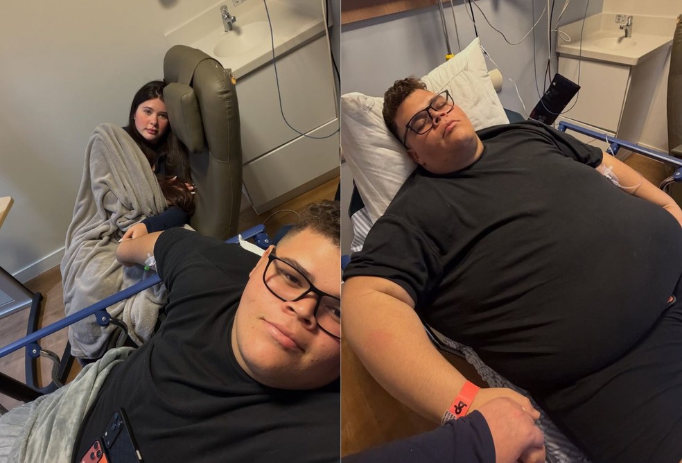 Gordão da XJ é levado às pressas ao hospital após apresentar sangramento — Foto: Reprodução/Instagram