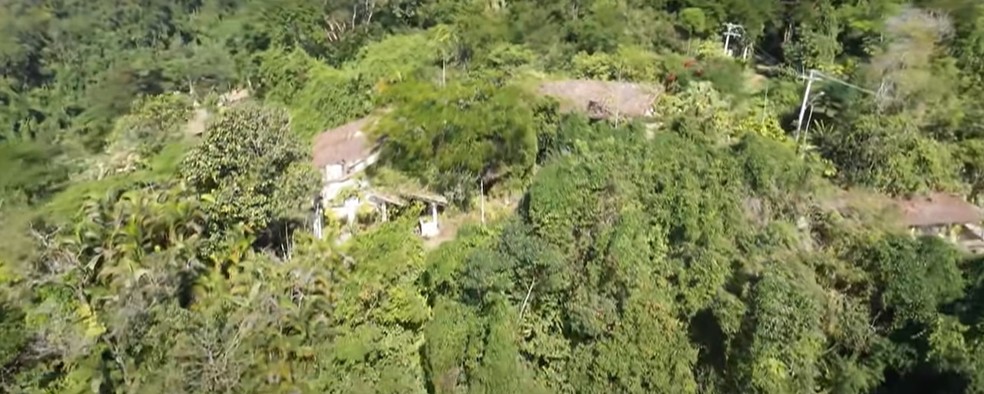 Mansão de Clodovil é cercada por verde e fica na cidade de Ubatuba, no litoral norte de SP — Foto: Reprodução