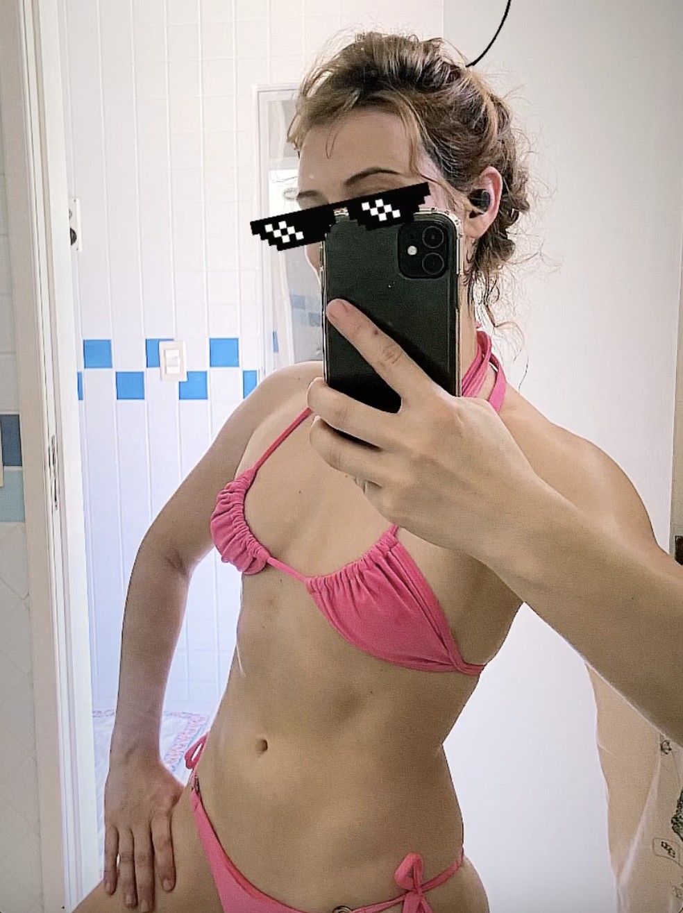 Bianca Bin em nova foto em frente ao espelho — Foto: Reprodução / Instagram