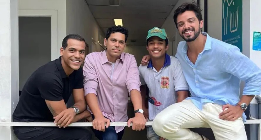 Juan Paiva, Rodrigo Simas, Renan Monteiro e Marcello Melo Jr. fazem ...