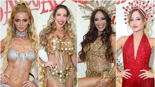 Cintia Dicker, Bruna Griphao e outras famosas marcam presença em evento do Salgueiro