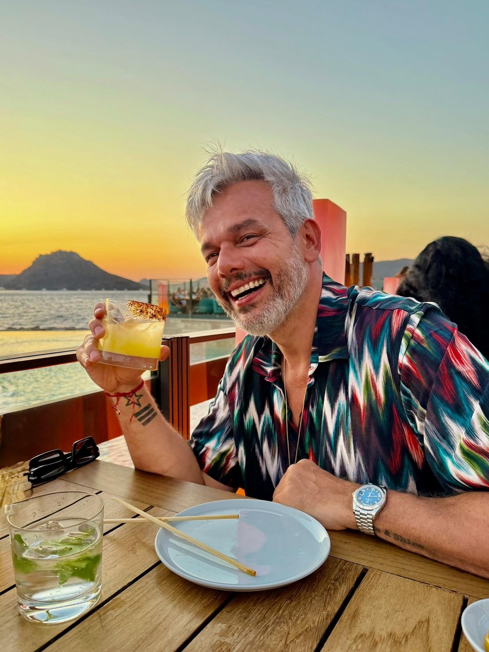 Otaviano Costa durante viagem para a Turquia — Foto: Reprodução/ Instagram