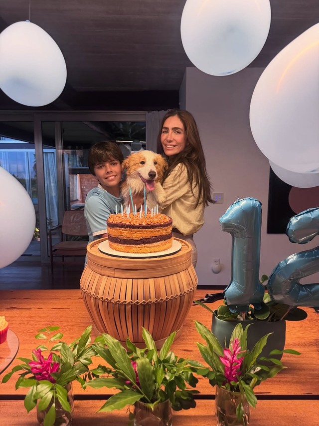Marcio Garcia comemora aniversário do filho caçula