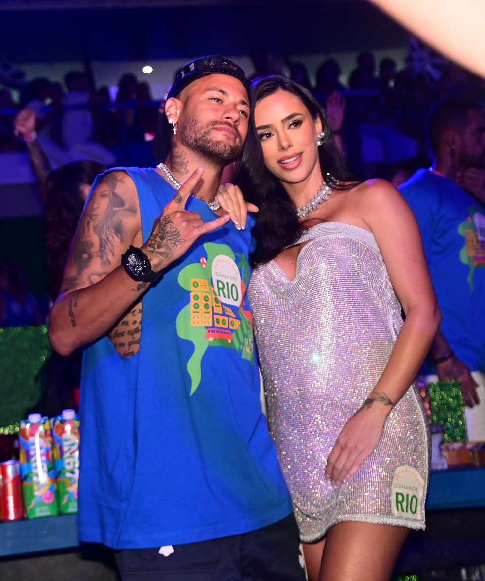 Neymar e Bruna Biancardi — Foto: Leo Franco / AgNews
