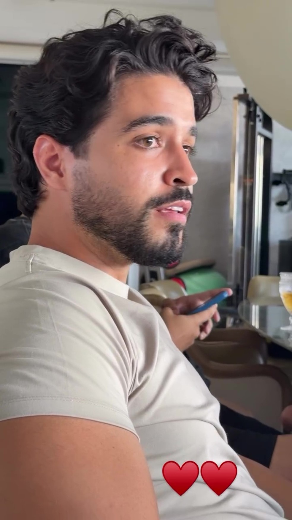 Iran Ângelo e o noivo, Lucas Suassuna — Foto: Reprodução/Instagram
