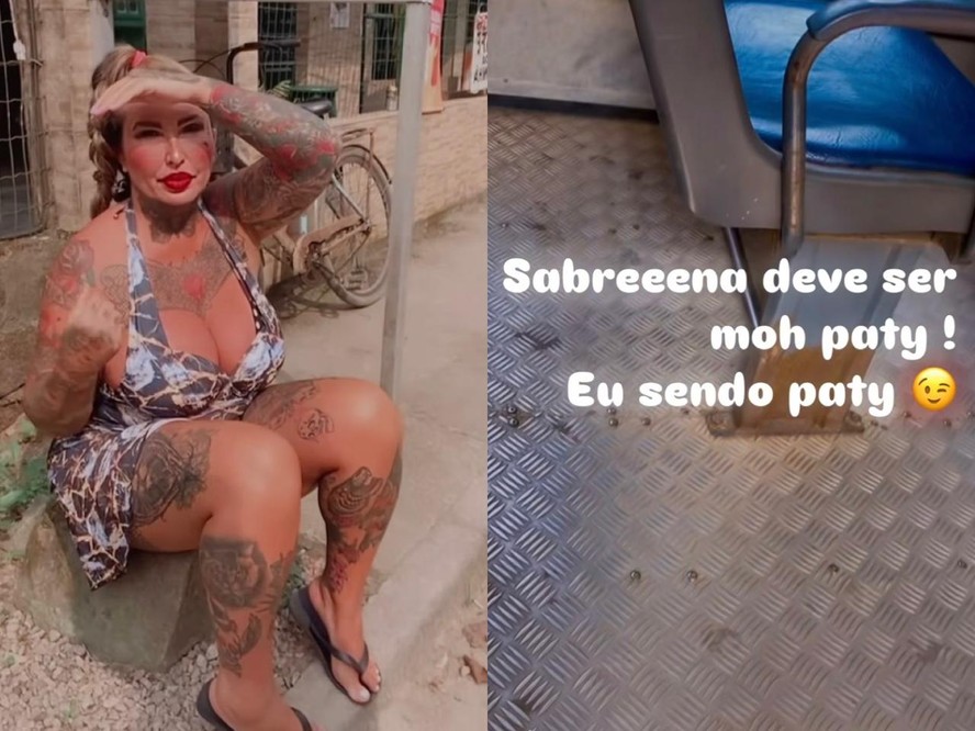 Sabrina Boing Boing anda de ônibus