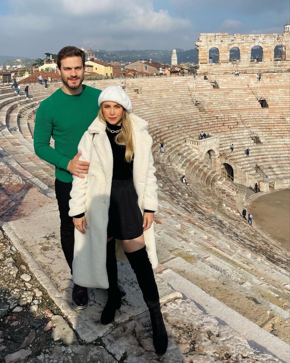 Antes de pedido de casamento, Carla Díaz e Felipe Becari fizeram viagem para Itália — Foto: Reprodução/Instagram
