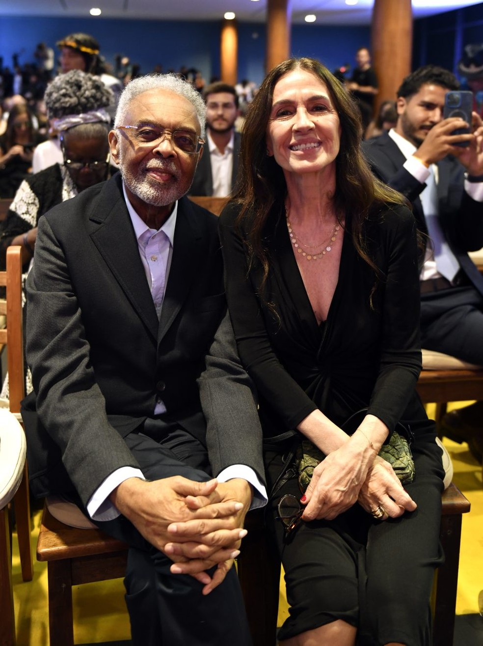 Gilberto Gil e Flora Gil &mdash; Foto: Cristina Granato/Divulga&ccedil;&atilde;o