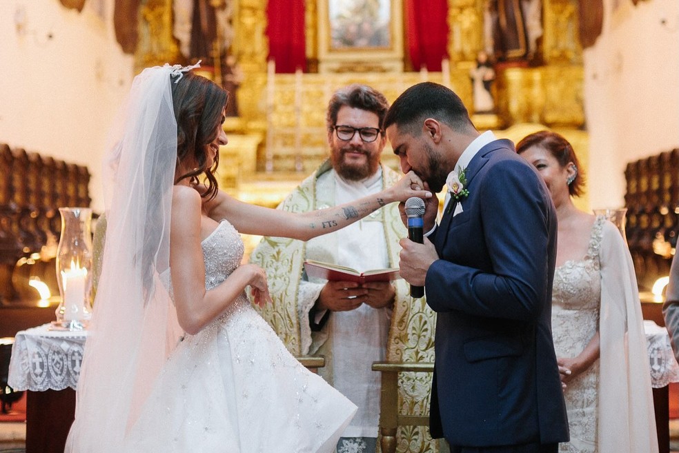 Casamento de Thaila Ayala e Renato Góes — Foto: Reprodução/Instagram