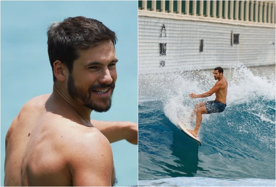 Nicolas Prattes impressiona com habilidades no surfe, e Sabrina Sato ...