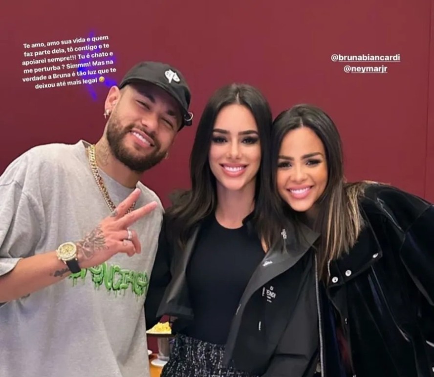 Gabily, Bruna Biancardi e Neymar