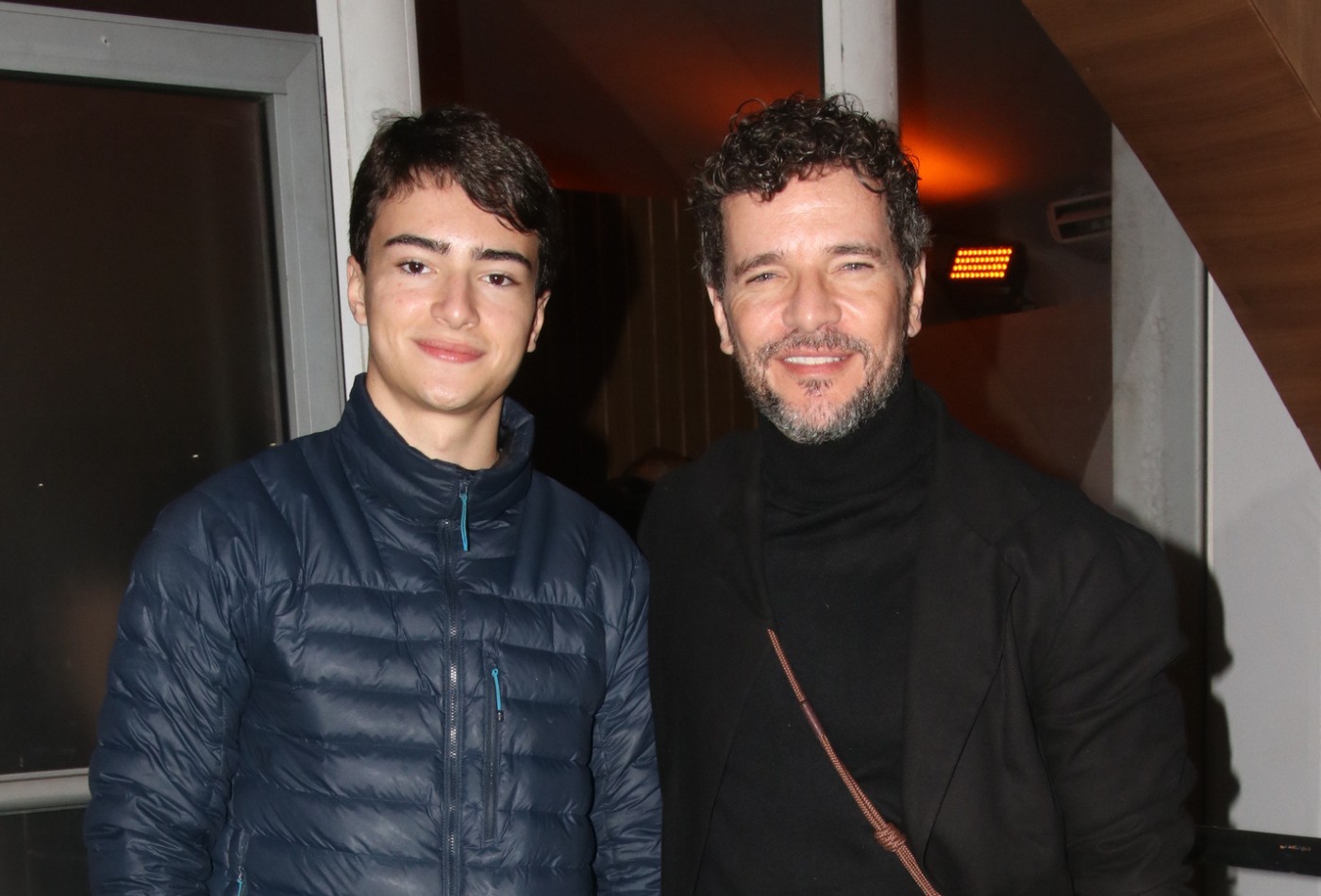 Daniel de Oliveira com o filho — Foto: Rogério fidalgo/ Agnews