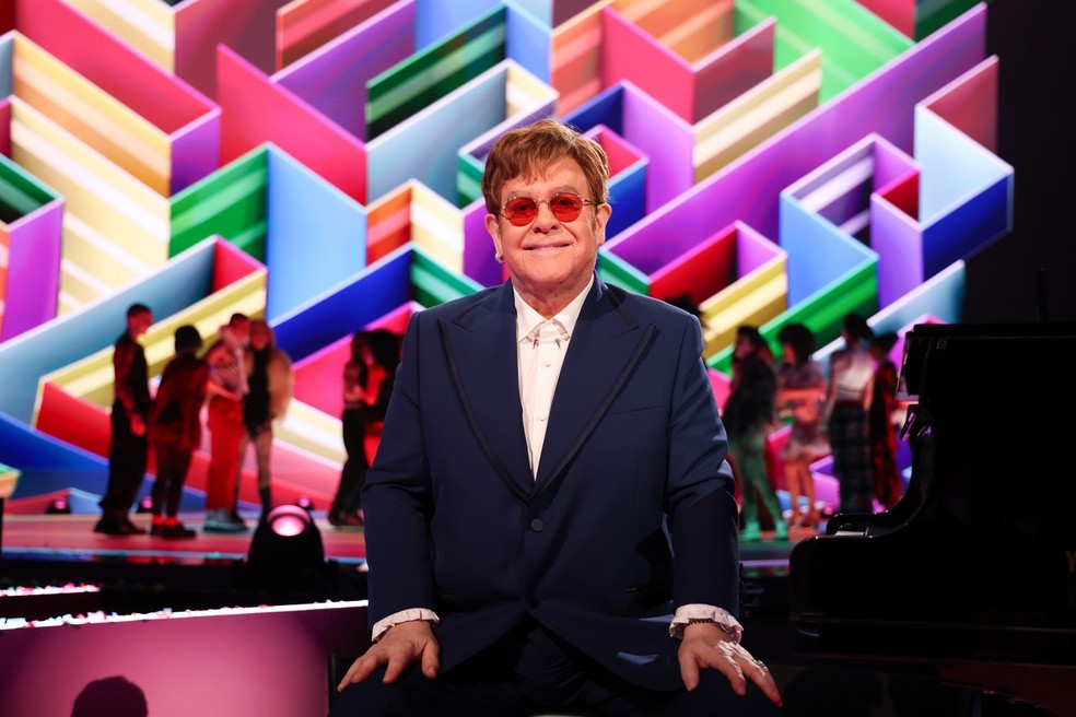 Elton John — Foto: JMEnternational/JMEnternational for BRIT Awards/Getty Images