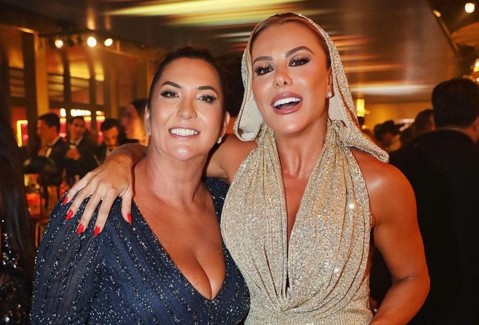 Poliana Rocha recebe homenagem da Margareth Serrão — Foto: Reprodução/Instagram  @danilocgouveia