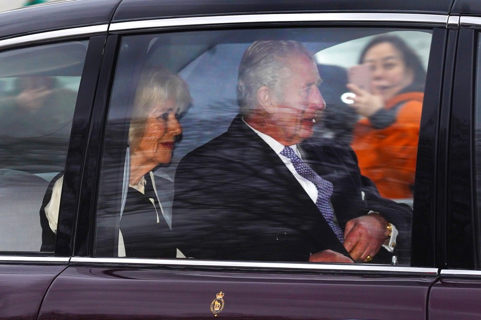Rei Charles III e a Rainha Camila — Foto: Getty Images