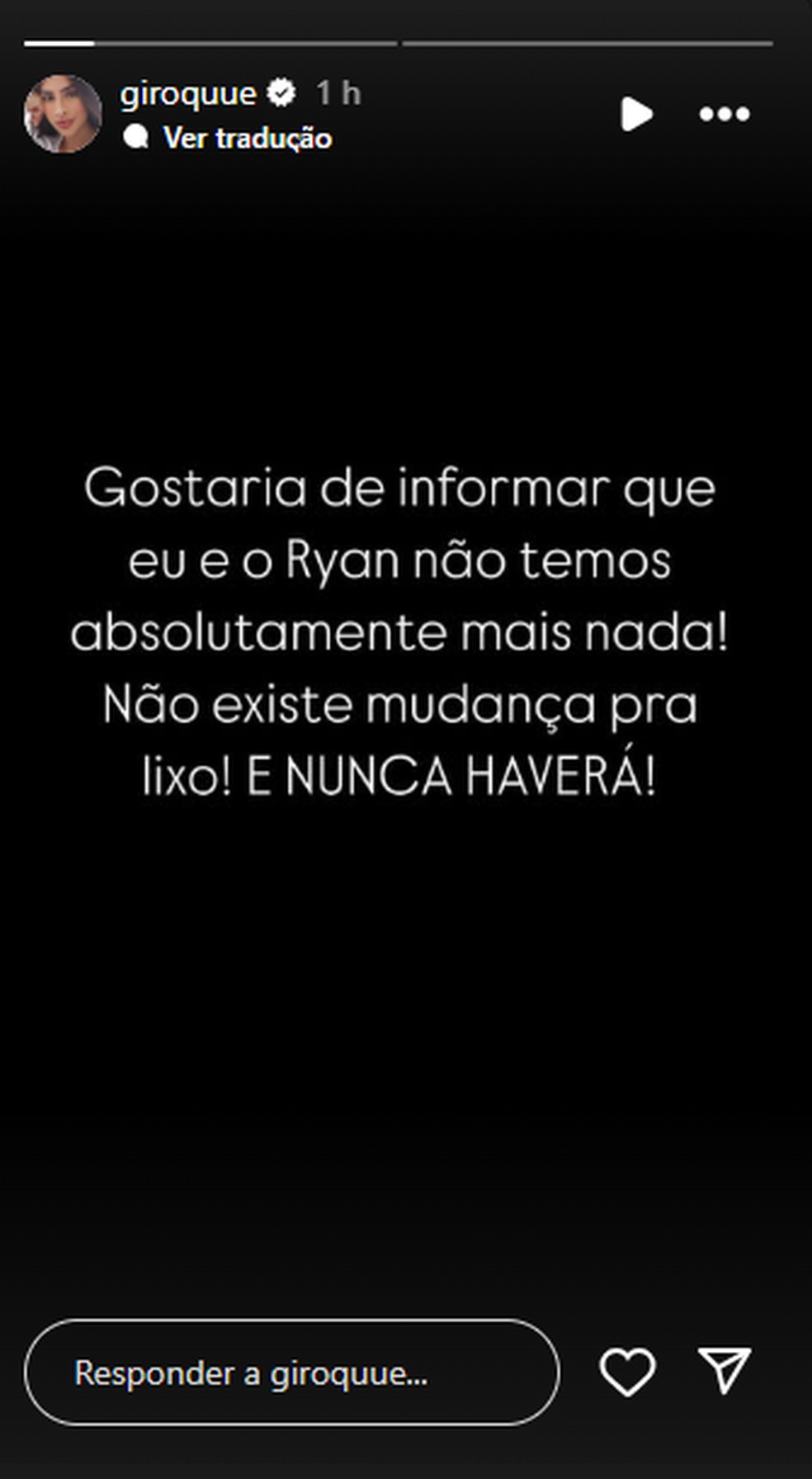 Post de Giovanna Roque — Foto: Reprodução/Instagram
