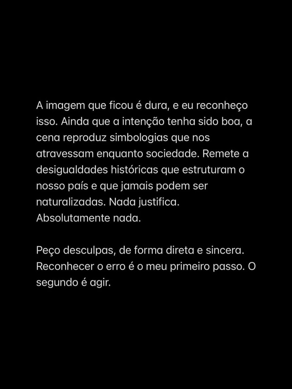 Carla Perez pede desculpas após repercussão de cena no Carnaval de Salvador — Foto: Reprodução/ Instagram