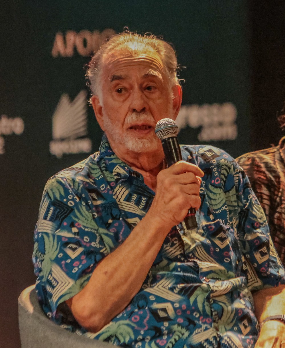 Francis Ford Coppola apresenta novo filme em SP com plateia cheia de