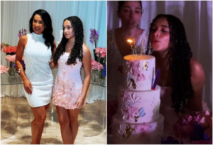 Scheila Carvalho se manifesta sobre ausência de Tony Salles na festa de 15  anos da filha