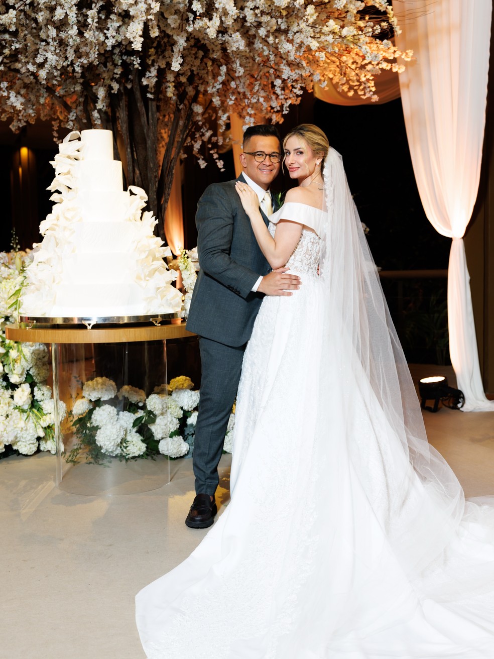 Bruno Avelar no dia do casamento — Foto: Reprodução/Instagram