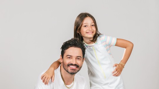 Fernando Zor parabeniza a filha caçula pelos 9 anos: 'Te amo infinitamente'