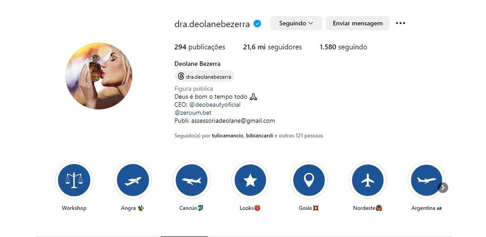 Seguidores de Deolane Bezerra depois da prisão — Foto: Reprodução/Instagram