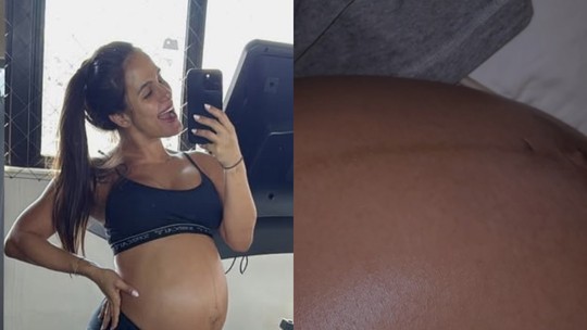 Grávida, Carol Peixinho mostra movimentos do filho na barriga; vídeo