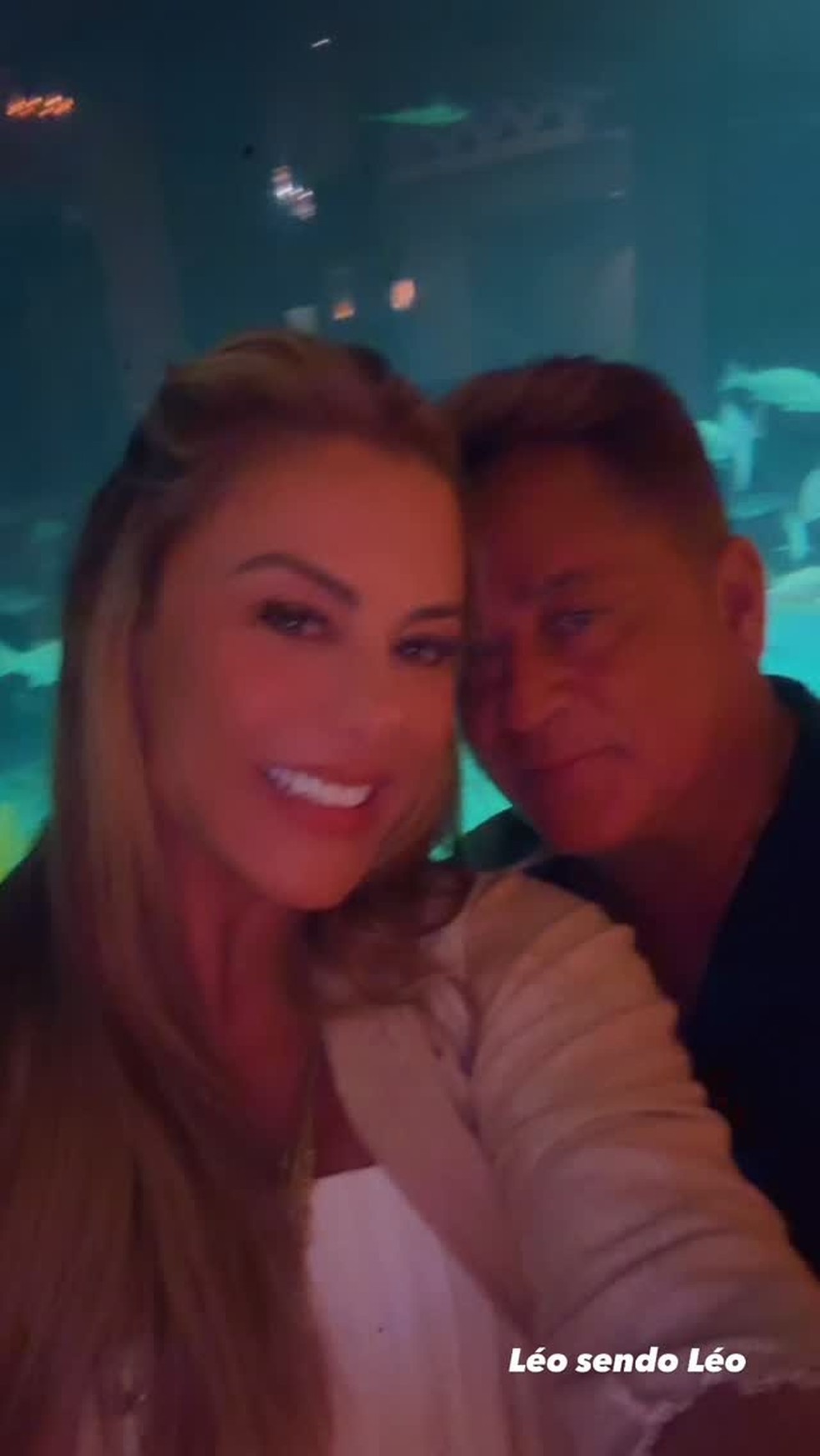 Poliana Rocha abriu álbum de viagem com Leonardo — Foto: Reprodução/Instagram