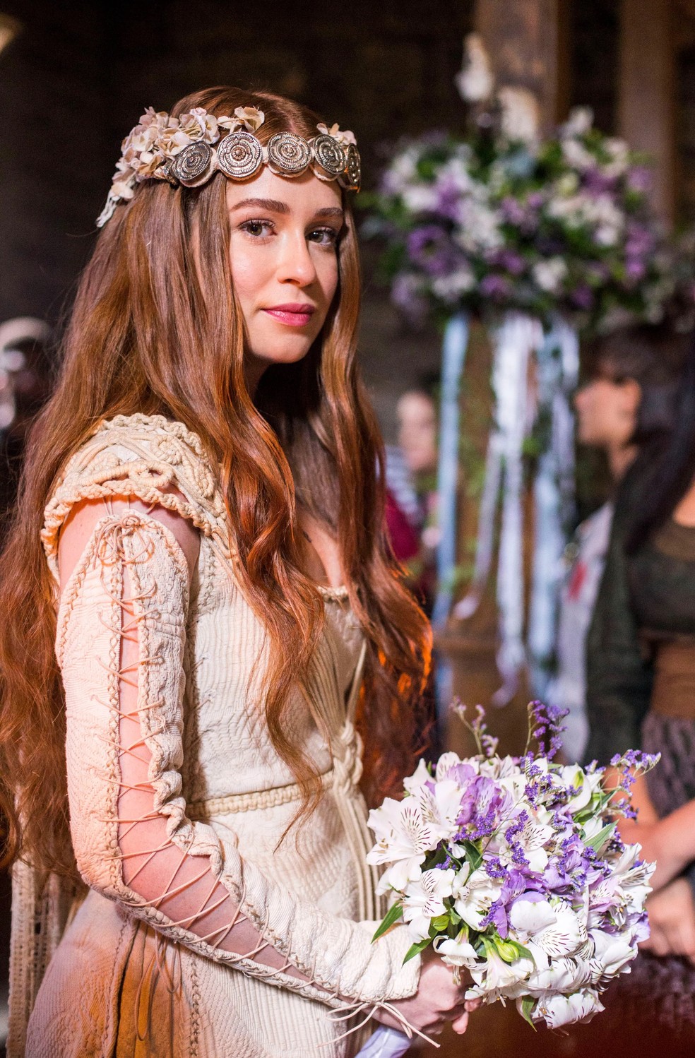 Marina Ruy Barbosa, como Amália, em 'Deus Salve o Rei', sua novela anterior a 'Fuzuê' — Foto: Divulgação/TV Globo