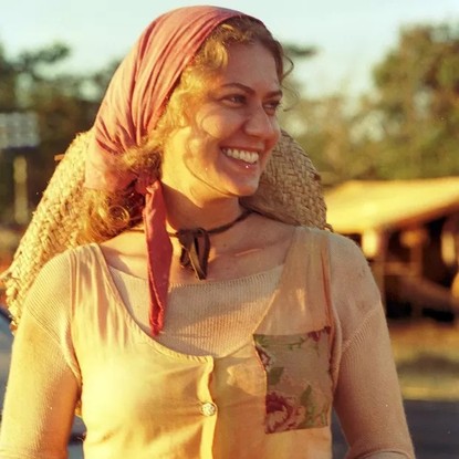 Patrícia Pillar, como a sem-terra Luana, em O Rei do Gado (1996)