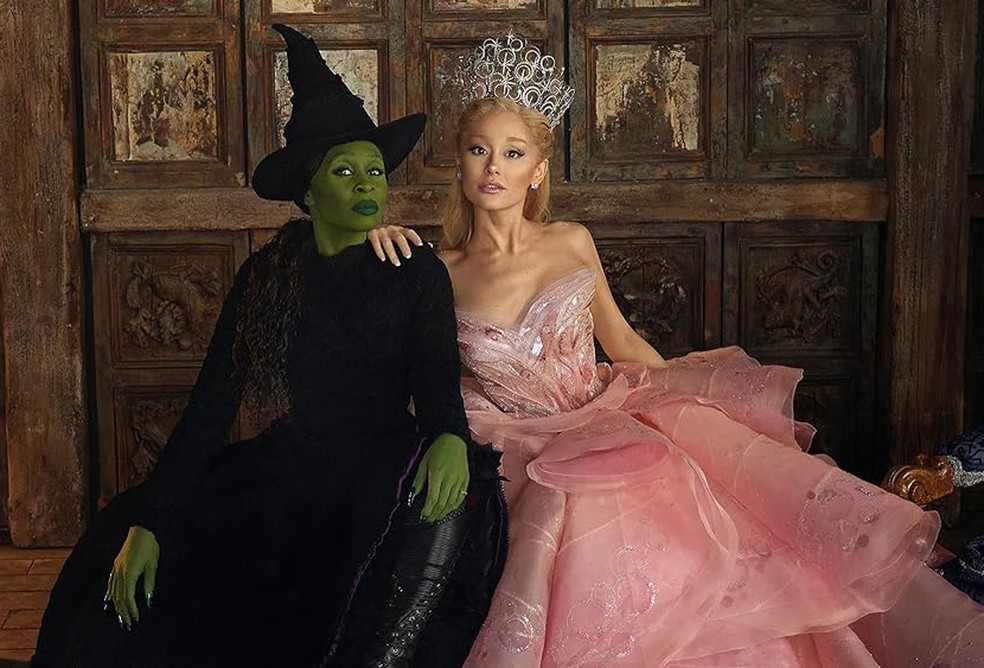Cynthia Erivo e Ariana Grande são as protagonistas de 'Wicked' — Foto: Divulgação/Universal