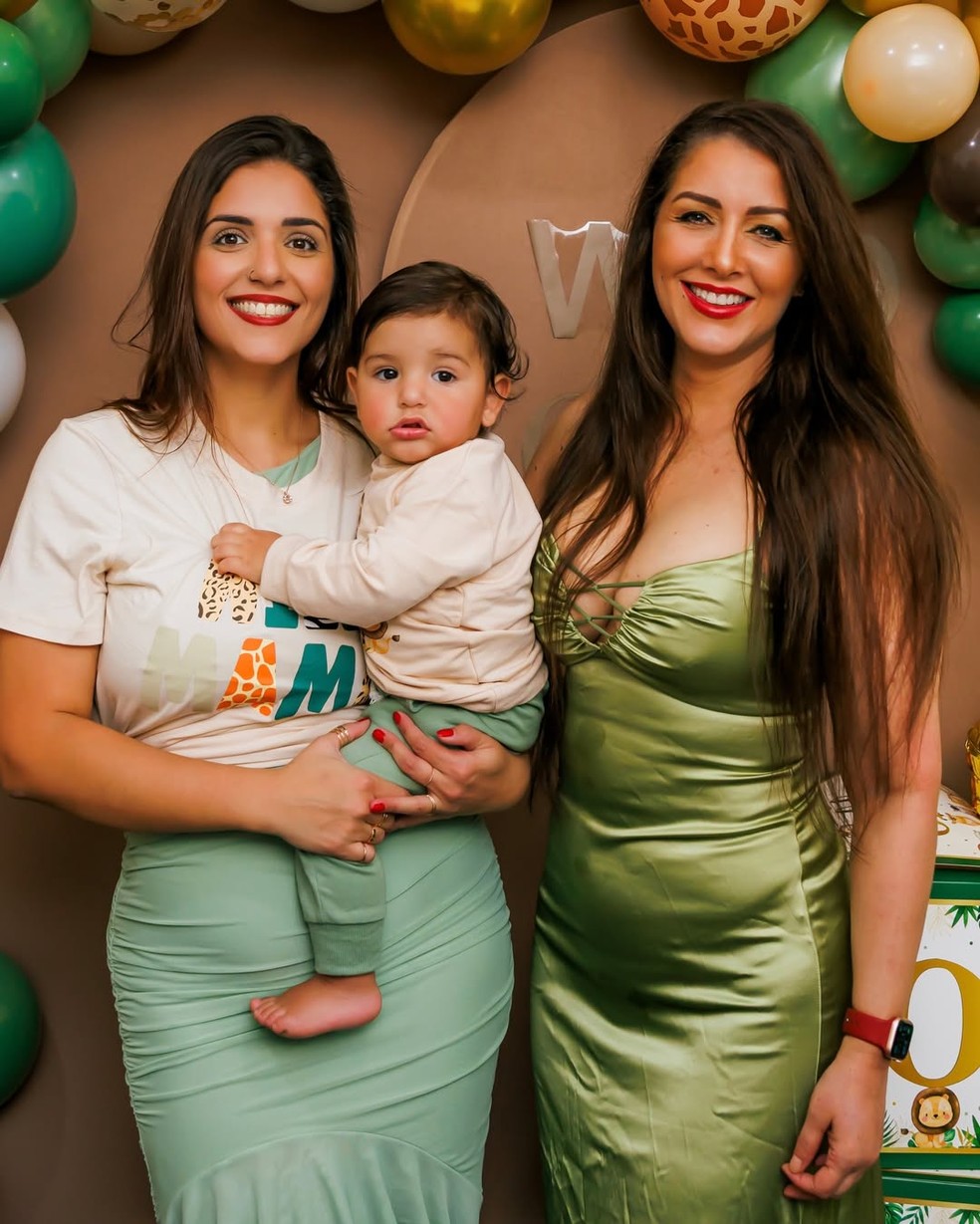 Daphynie, Davi e Nana Gouvêa — Foto: Lori Bezerra