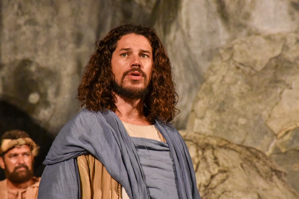 José Loreto como Jesus Cristo — Foto: Felipe Souto Maior/AgNews