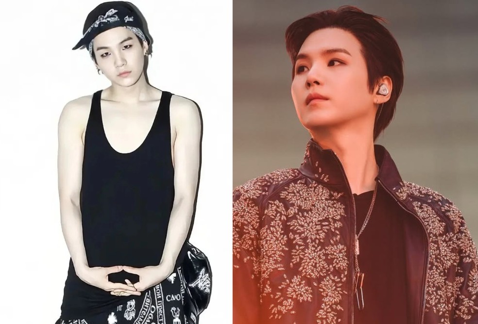 Suga: antes e depois — Foto: Divulgação e Reprodução/Instagram
