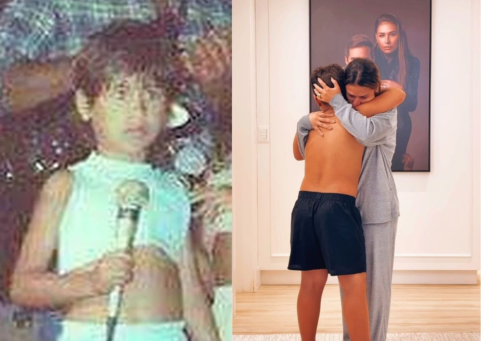 Simone Mendes emociona o filho com comparativo de infncias dos dois  Foto: Reproduo | Instagram