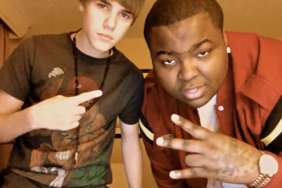 Justin Bieber e Sean Kingston — Foto: Reprodução