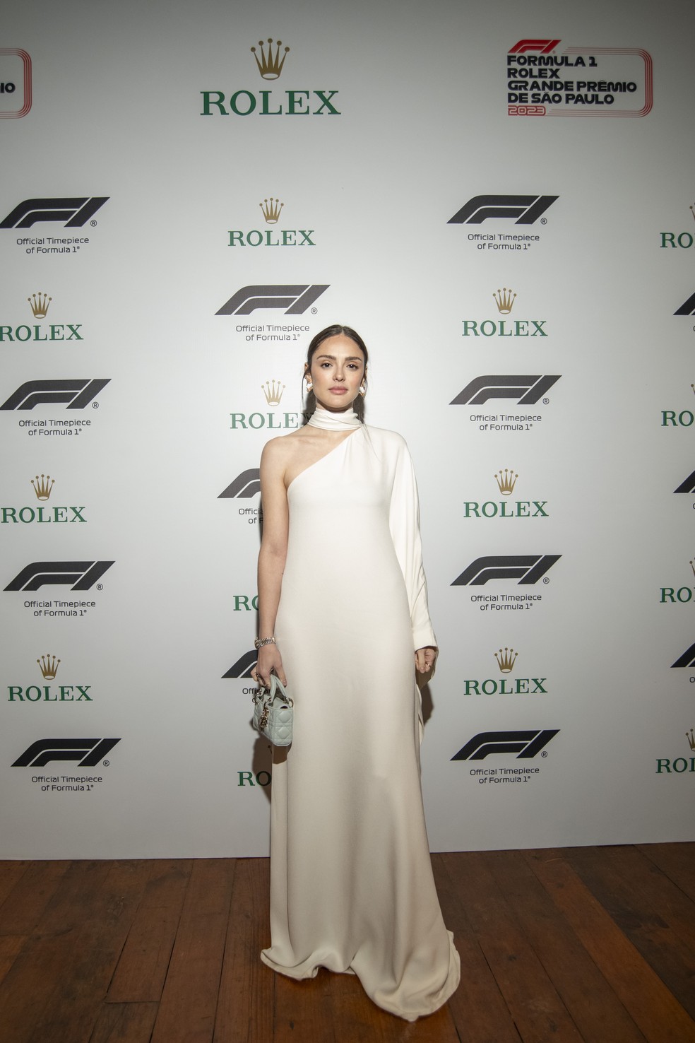 Isabelle Drummond em jantar de gala — Foto: Divulgação/@luprezia @kenjinakamura
